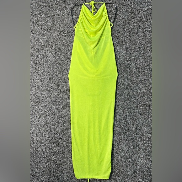 NWOT Draped Backless Bodycon Club Maxi Dress Size Medium - Picture 2 of 7